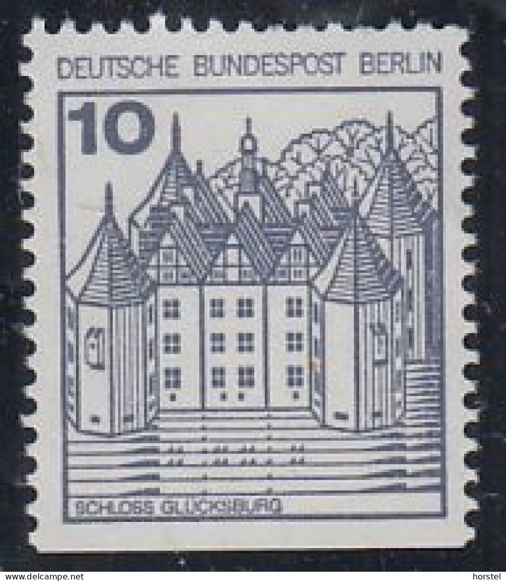 Berlin Mi.Nr.532D- Burgen Und Schlösser - Glücksburg - Unten Geschnitten- Postfrisch - Ungebraucht