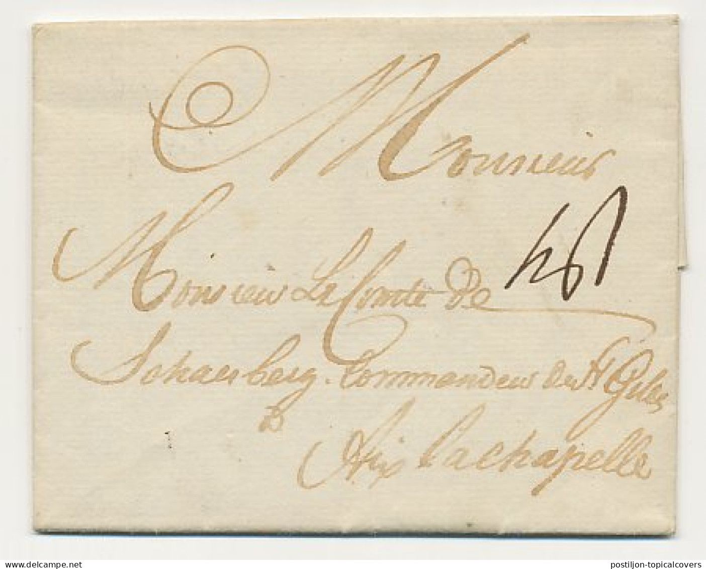 Den Haag - Aken Duitsland 1791 - ...-1852 Préphilatélie