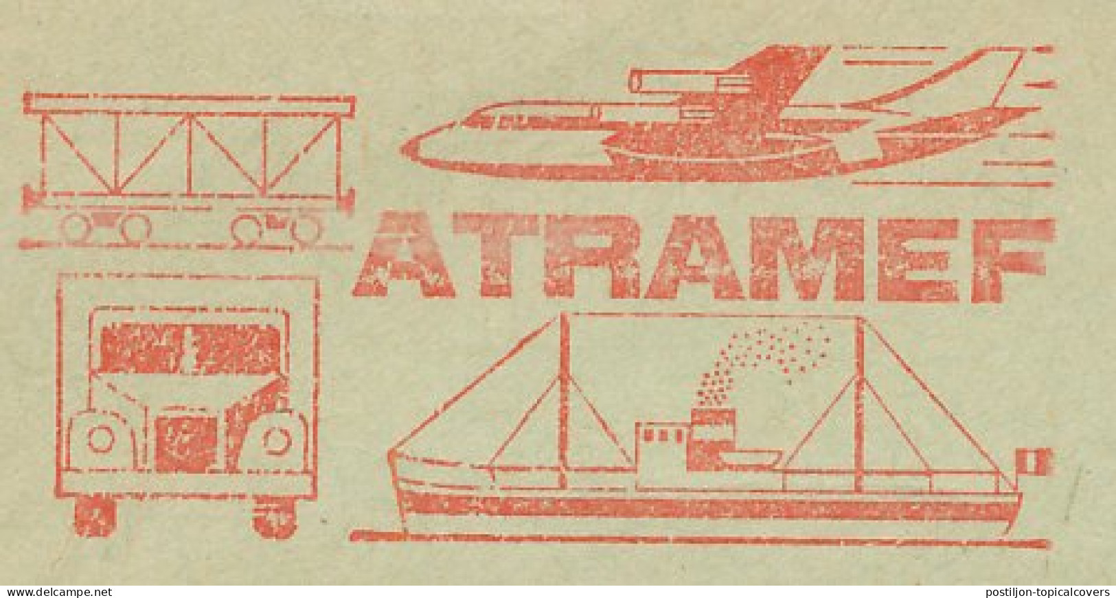 Meter Cut Belgium 1970 Train - Truck - Airplane - Ship - Other & Unclassified