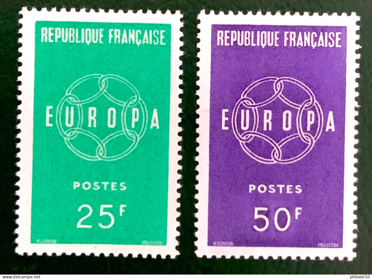 1959 FRANCE N  1218 / 1219 - EUROPA - NEUF** - Neufs