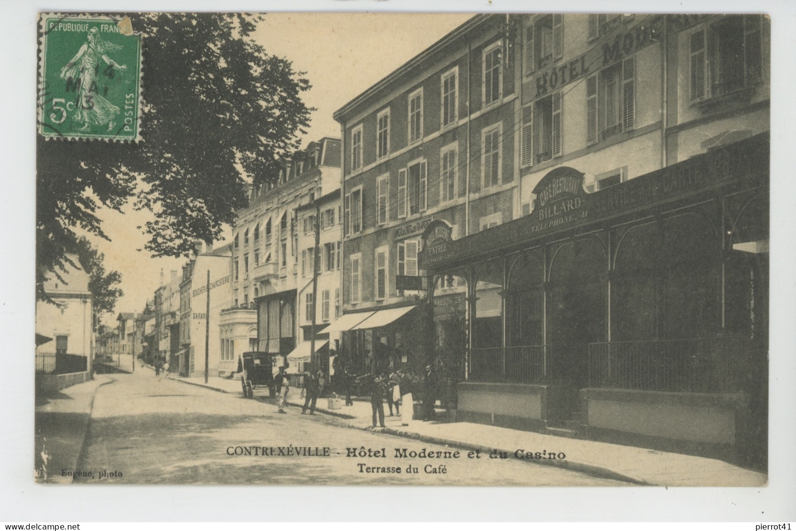 CONTREXEVILLE - Hôtel MODERNE Et Du CASINO - Terrasse Du Café - Contrexeville