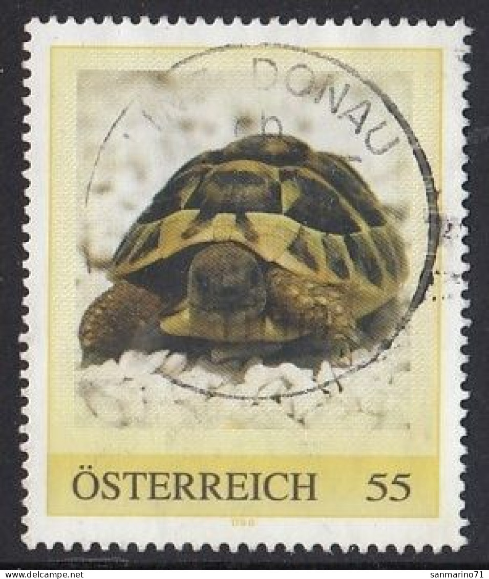 AUSTRIA 88,personal,used,hinged,turtles - Personnalized Stamps