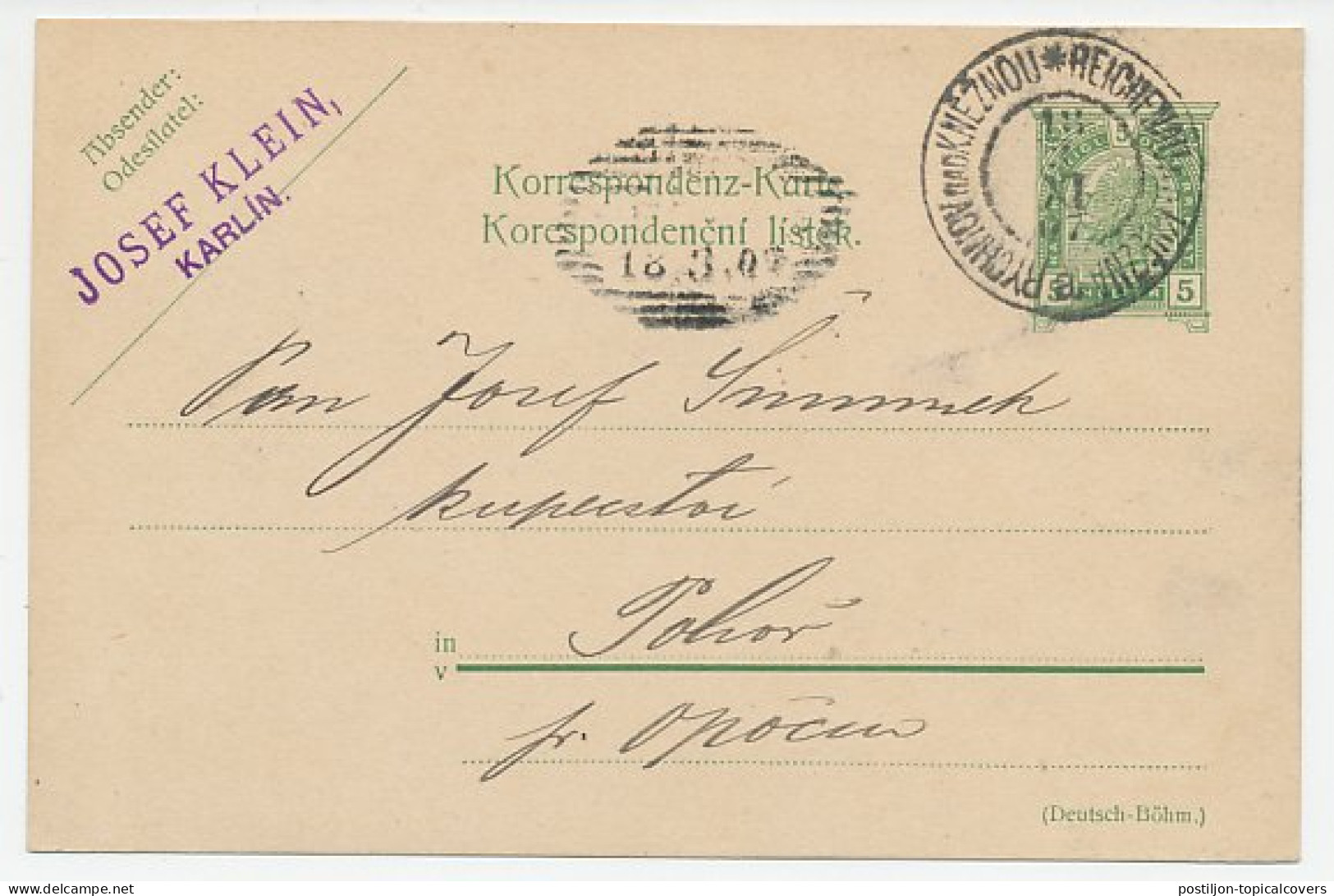 Illustrated Postal Stationery / Cachet Austria 1907 Rum  - Vins & Alcools
