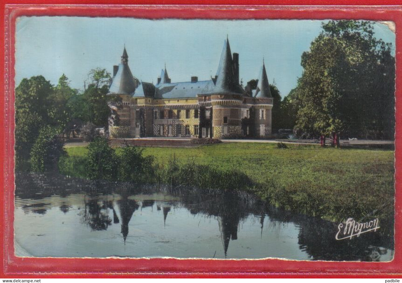 Carte Postale 28. Maillebois   Le Chateau  Très Beau Plan - Other & Unclassified