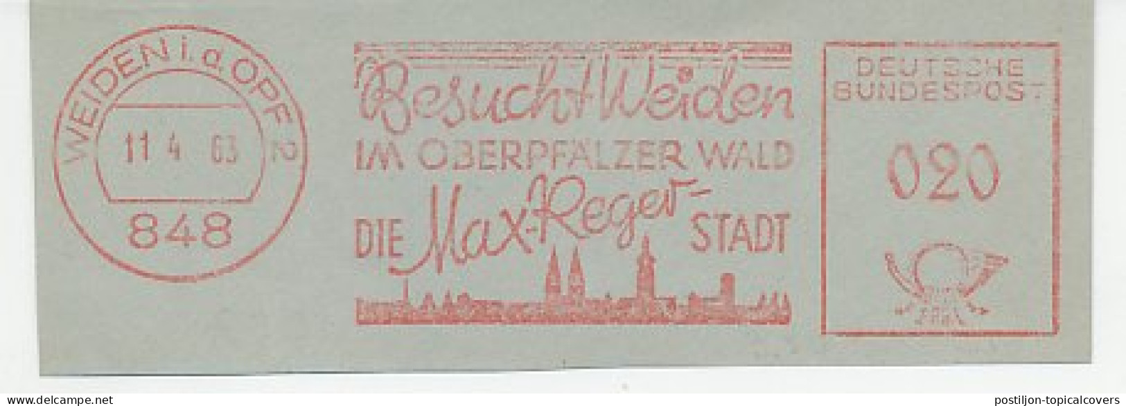 Meter Cut Germany 1963 Max Reger - Composer - Musik