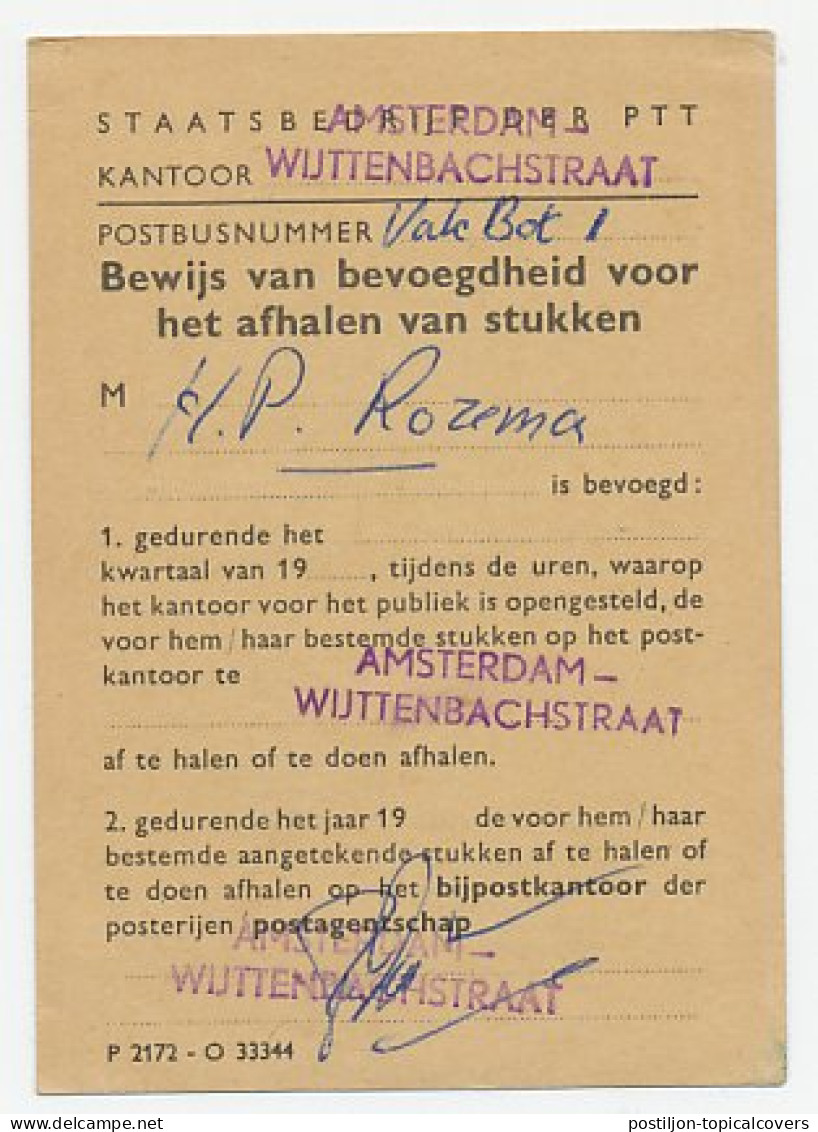 Em. Juliana Postbuskaartje Amsterdam 1976 - Bewaarloon - Non Classificati