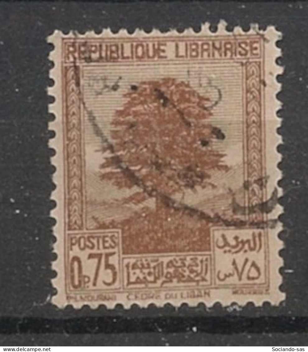 GRAND LIBAN - 1940 - N°YT. 169 - Cèdre 0pi75 Brun - Oblitéré / Used - Used Stamps