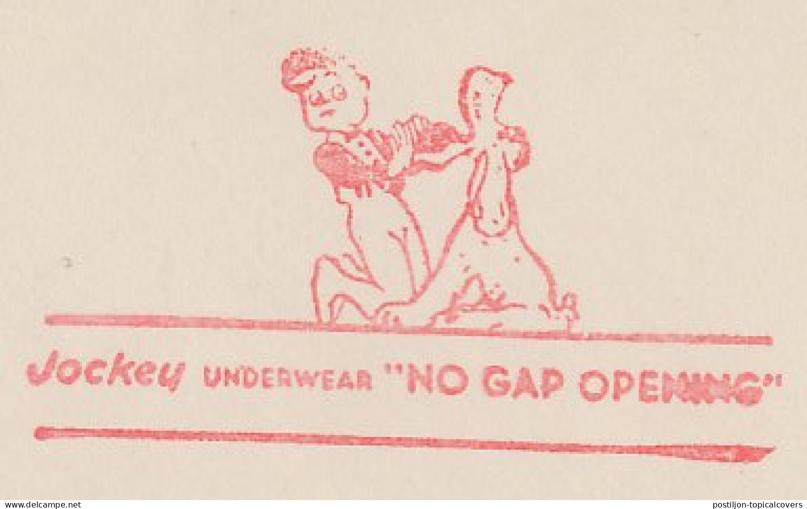 Meter Top Cut USA 1950 Dog - Jockey Underwear - Autres & Non Classés