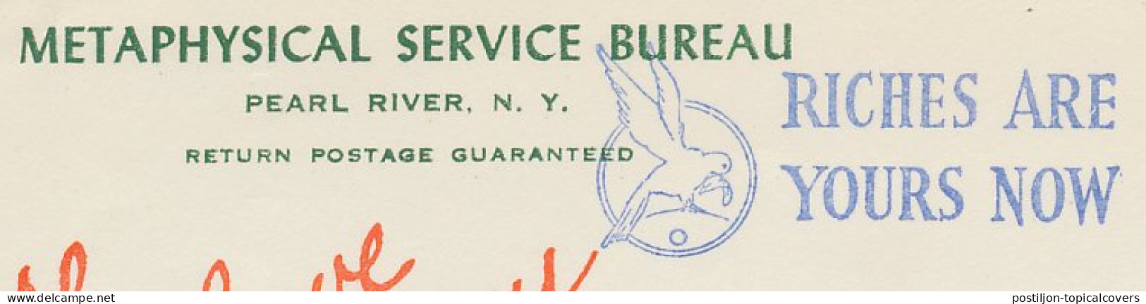 Meter Cut USA 1954 Bird - Pigeon - Dove - Andere & Zonder Classificatie