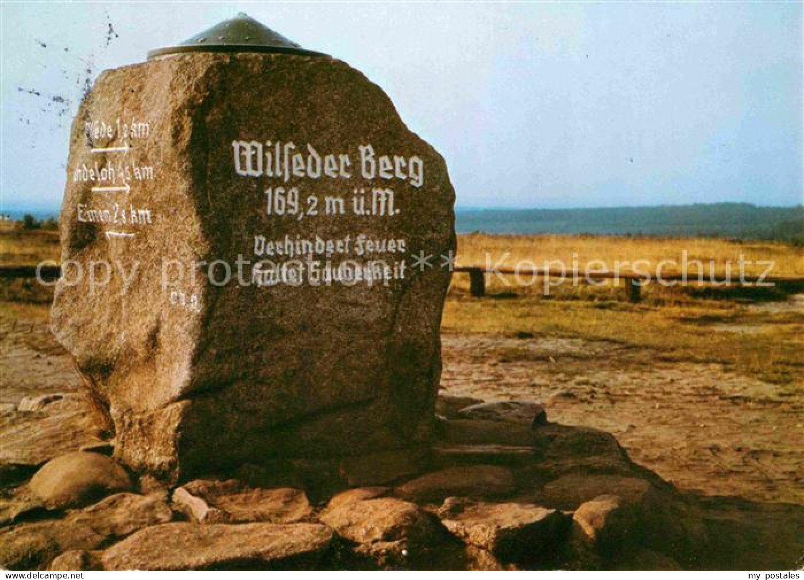 72631731 Lueneburger Heide Naturschutzgebiet Stein Wilfeder Berg Walsrode - Walsrode