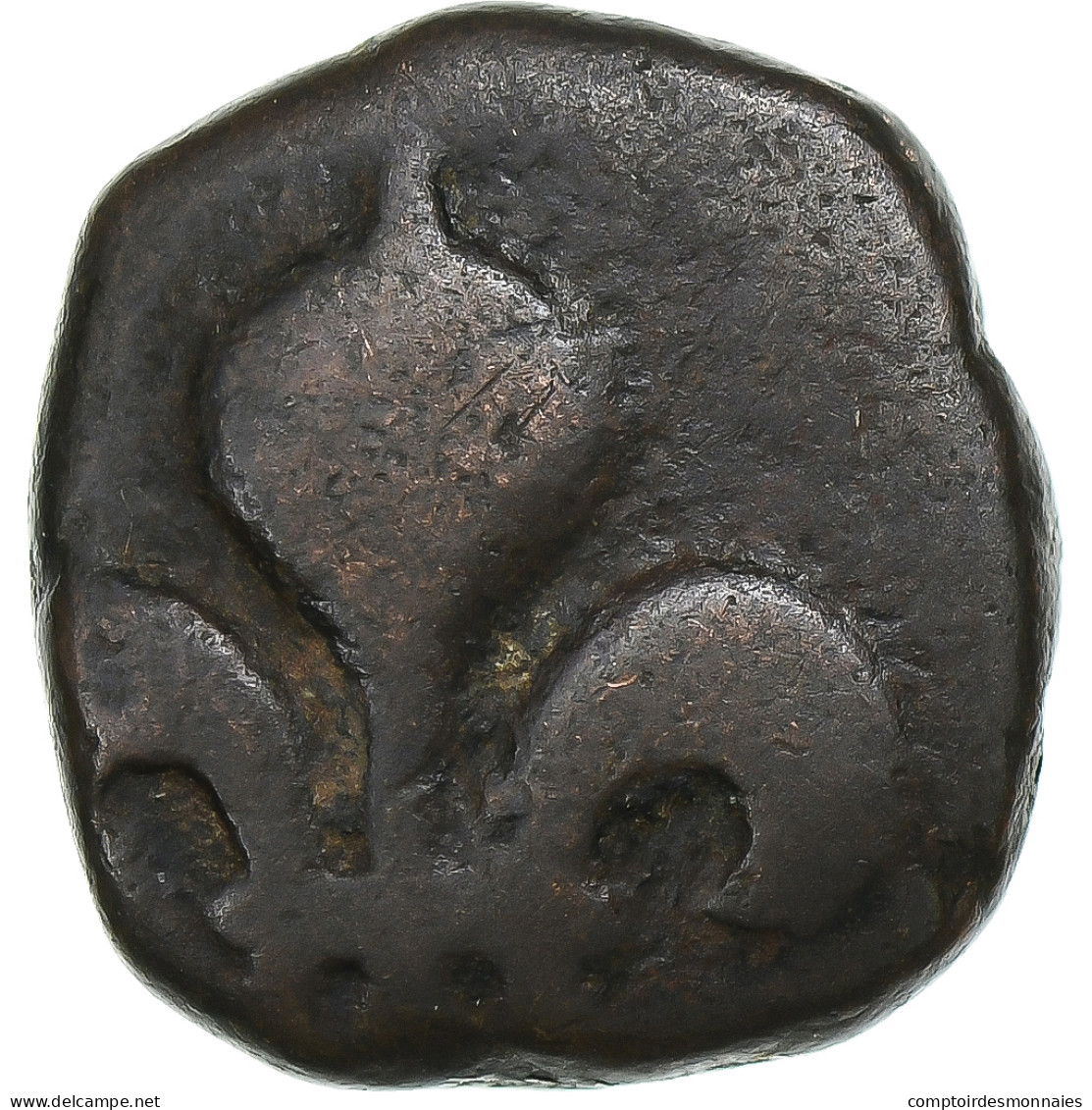 Inde Française , Louis XV, Doudou, N.d. (1715-1774), Pondichéry, Bronze, TB - Autres & Non Classés