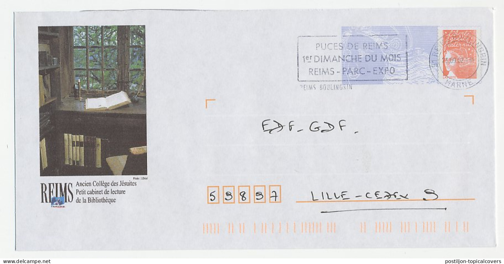 Postal Stationery / PAP France 2002 College Of Jesuits - Book - Non Classés