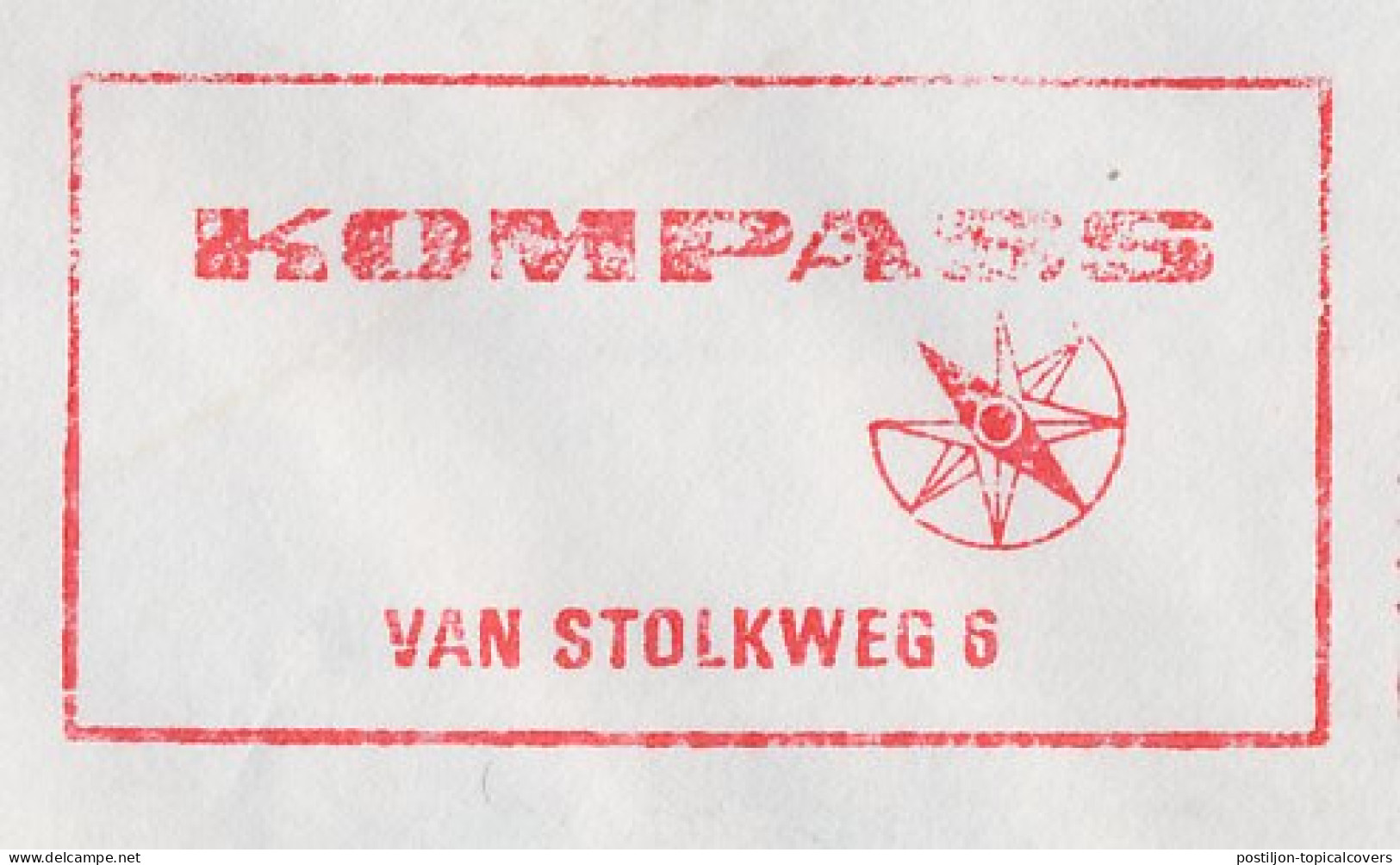 Meter Cover Netherlands 1974 Compass  - Other & Unclassified