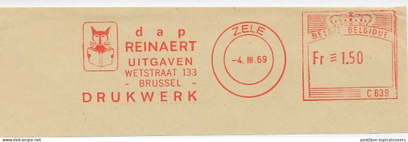 Meter Cut Belgium 1969 Book - Fox Reinaert - Non Classificati
