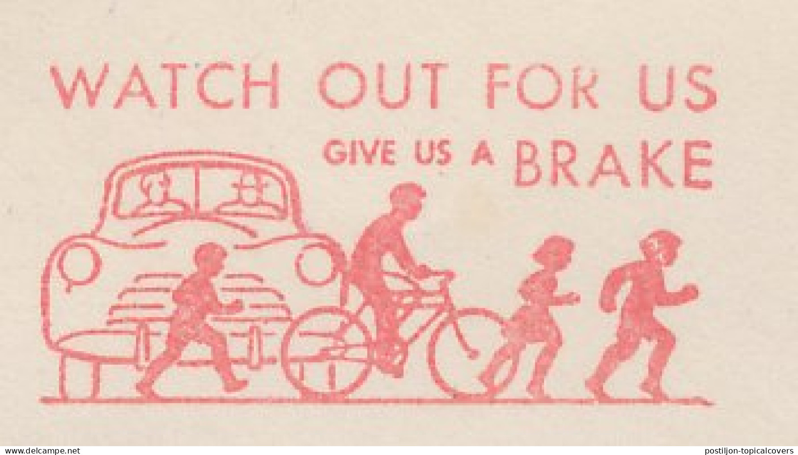 Meter Cut USA 1951 Pedestrian - Cyclist - Driver - Autres & Non Classés