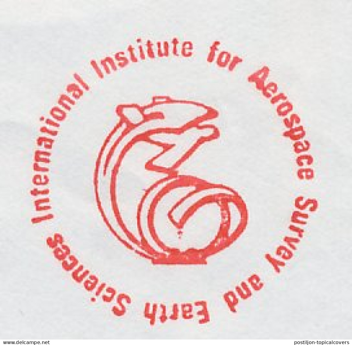 Meter Cover Netherlands 1987 ITC - Int. Institute For Aerospace Survey And Earth Sciences - Astronomie
