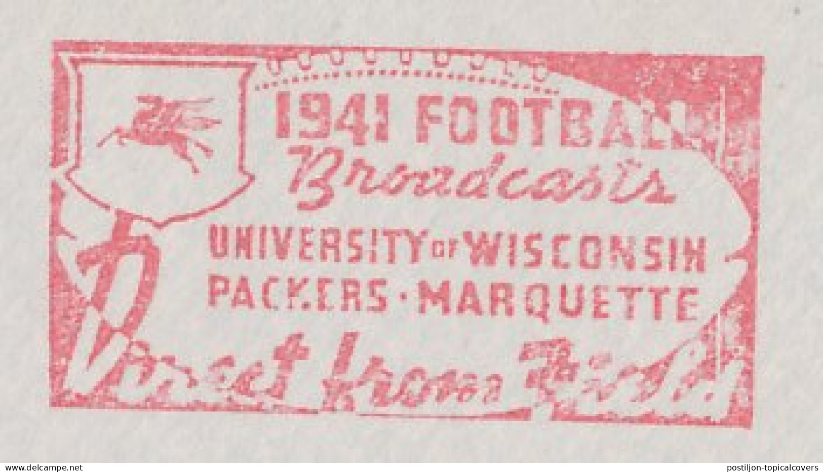 Meter Top Cut USA 1941 Football - 1941 Broadcasts - Direct From Field - Other & Unclassified