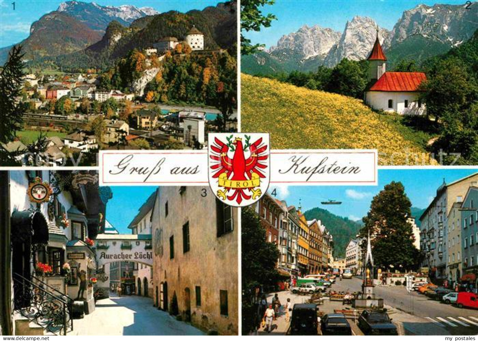 72631673 Kufstein Tirol Festung Mit Zahmen Kaiser Auracher Loechl Kufstein - Sonstige & Ohne Zuordnung
