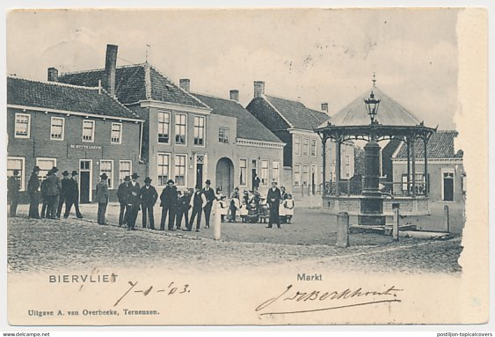 Kleinrondstempel Biervliet 1903 - Non Classés