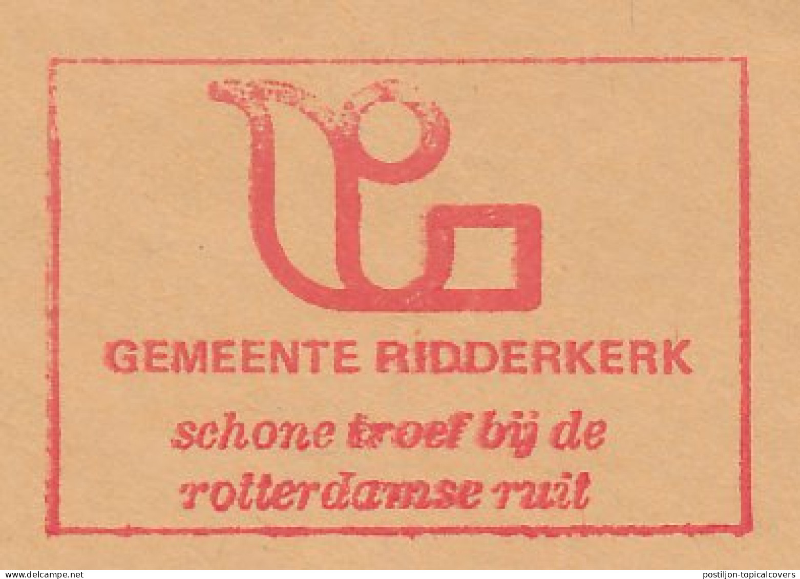 Meter Cover Netherlands 1975 Trump Card - Diamond - Ridderkerk - Non Classés