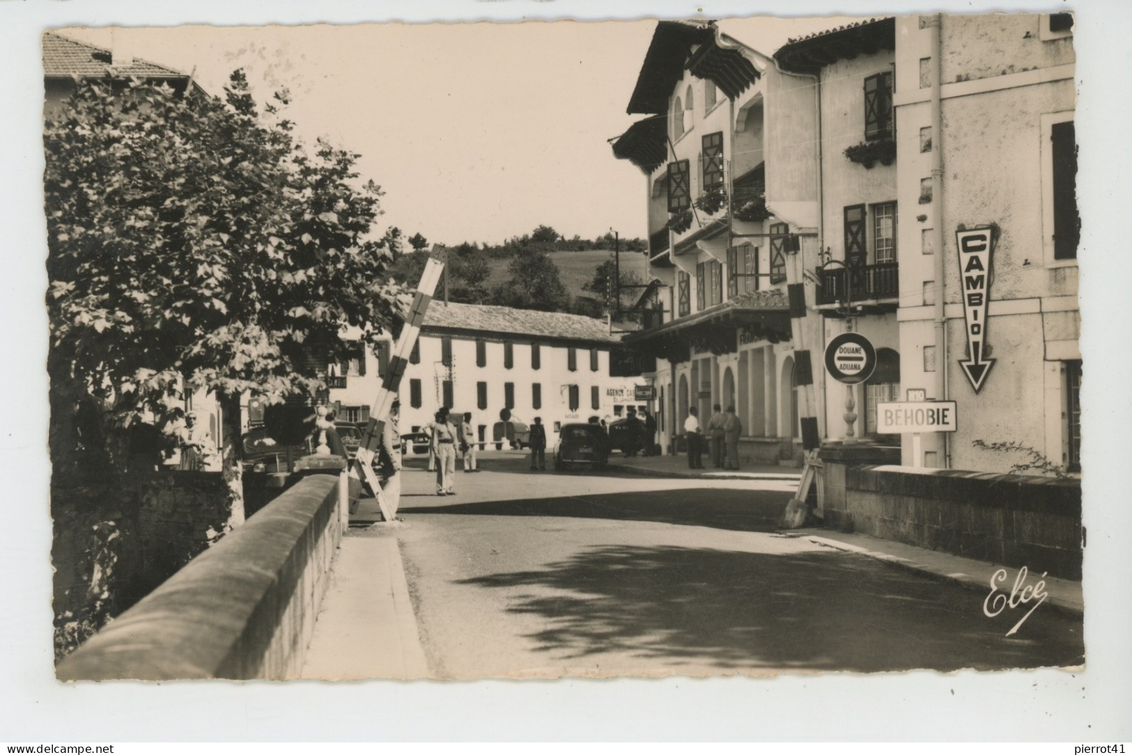 BÉHOBIE - Depuis Le Pont International , Vue Sur Le Poste Frontière Français - Béhobie