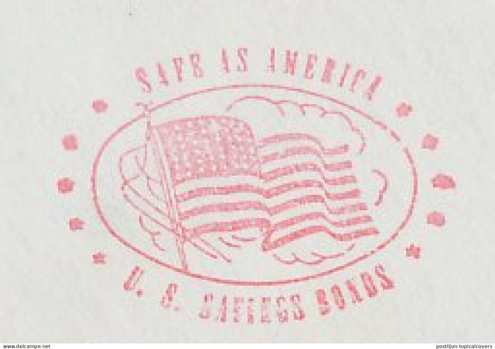 Meter Top Cut USA 1962 Flag USA - Save - Savings Bonds - Andere & Zonder Classificatie