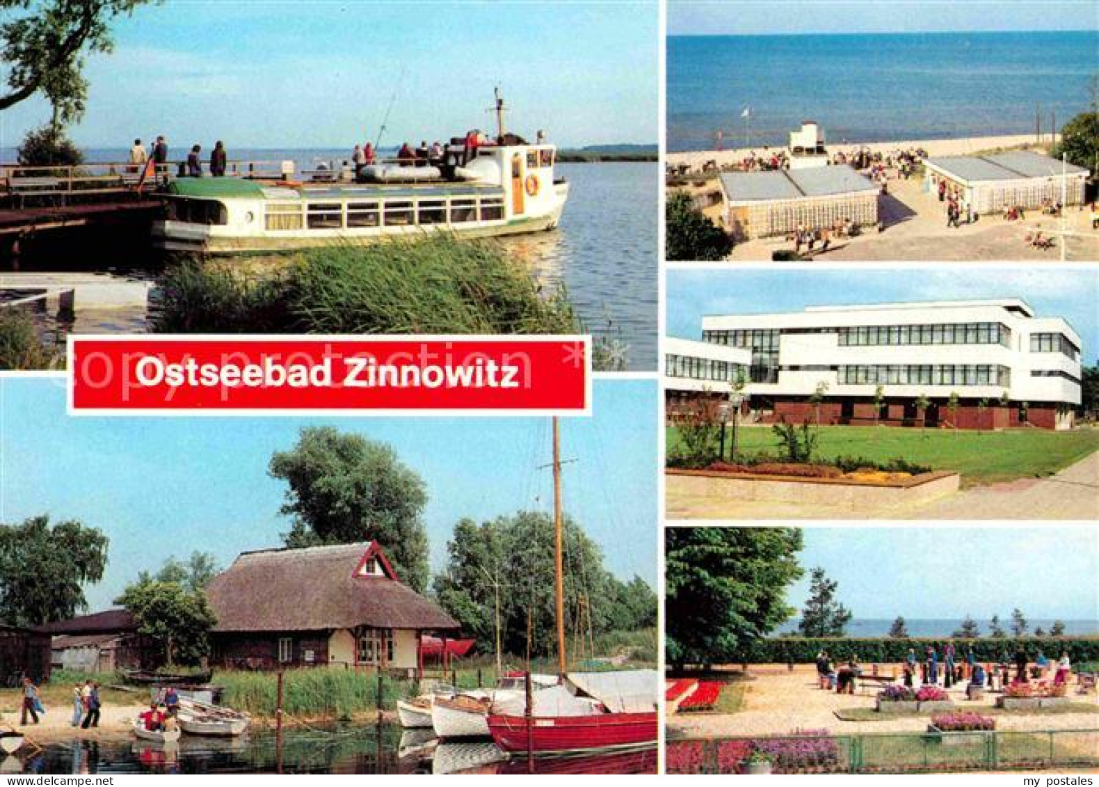 72631627 Zinnowitz Ostseebad Achterwasse Hafen Strand Ferienheime Zinnowitz - Zinnowitz