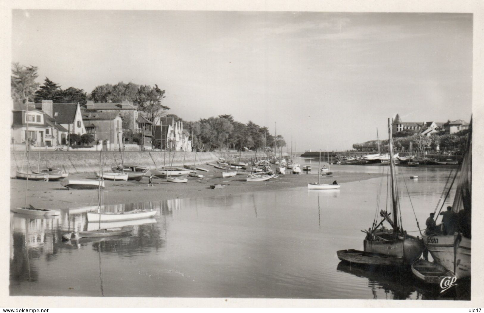 - 44 - LE POULIGUEN. - Le Port De La Baule Au Pouliguen - Carte Photo - Scan Verso - - Le Pouliguen