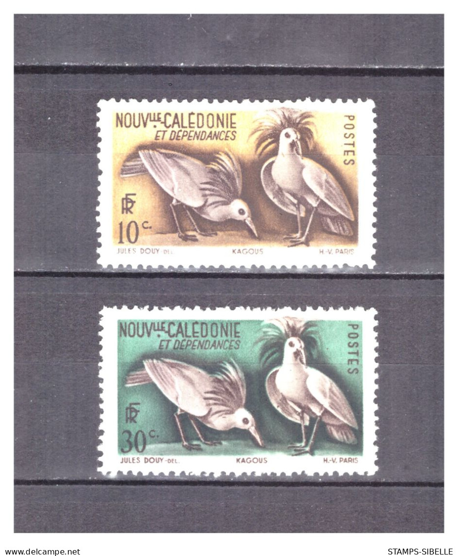 NOUVELLE  CALEDONIE . N ° 259 / 260  .  2   VALEURS  CAGOUS   .  NEUVES   * . SUPERBE . - Unused Stamps