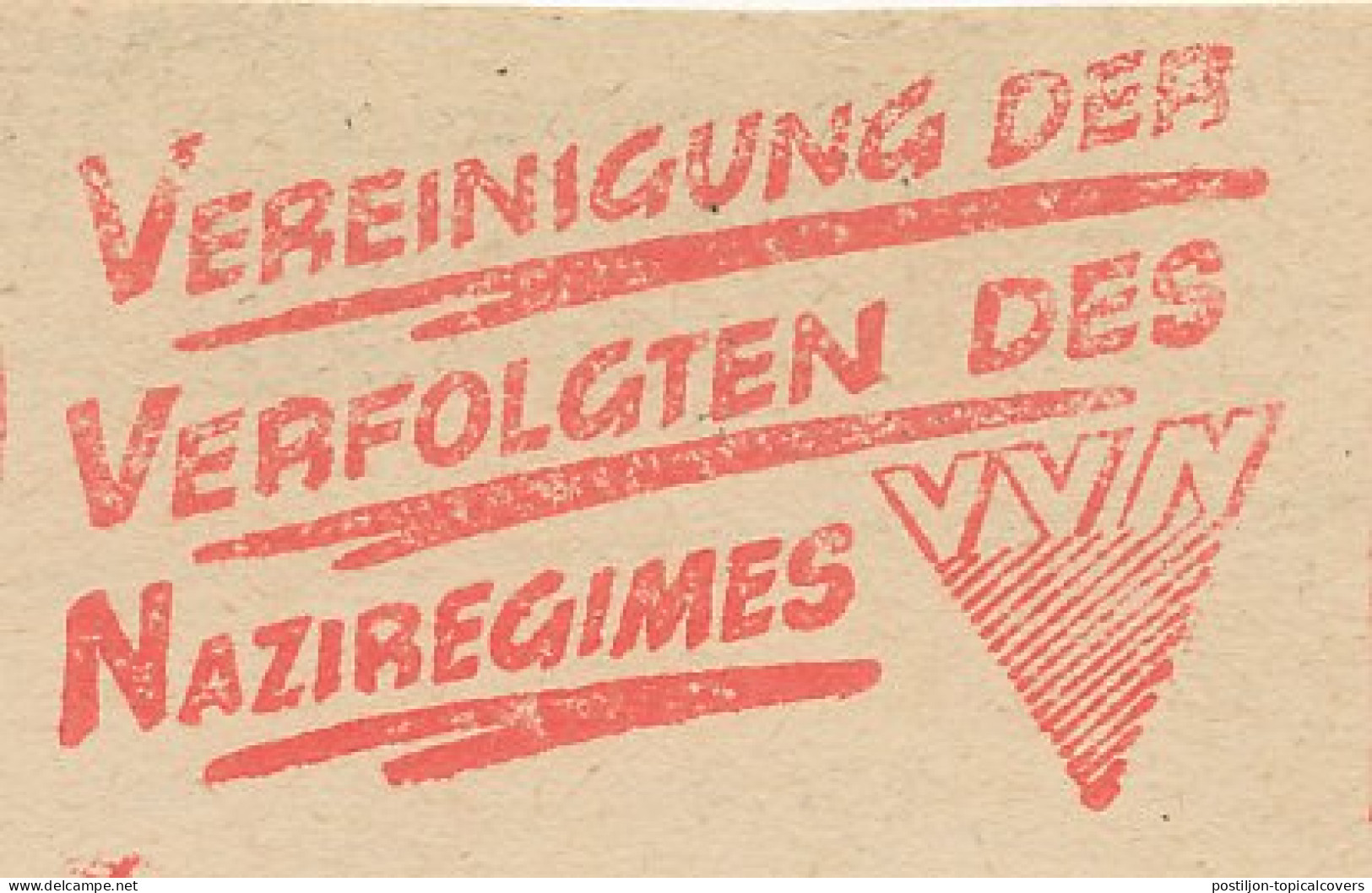 Meter Cut Deutsche Post / Germany 1949 The Association Of Persecutees Of The Nazi Regime - VVN - Non Classés