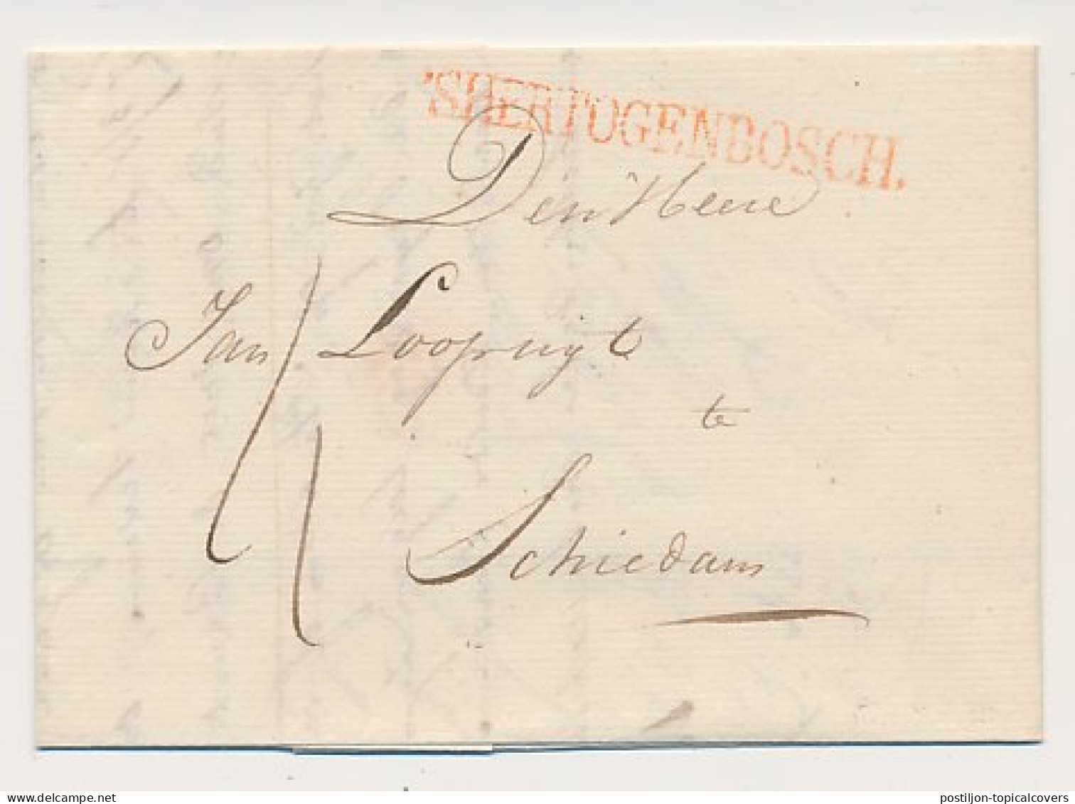 S Hertogenbosch - Schiedam 1819 - ...-1852 Voorlopers
