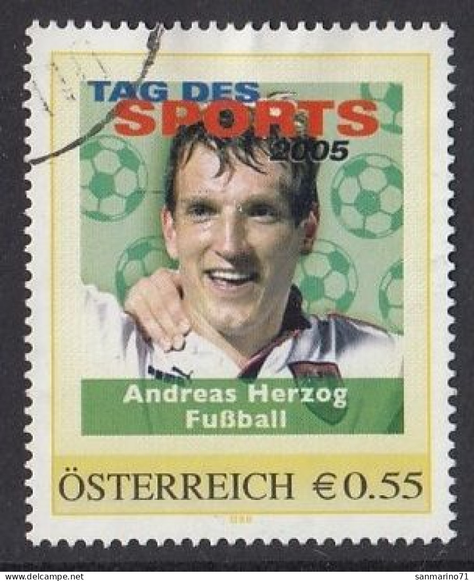 AUSTRIA 97,personal,used,hinged,Andreas Herzog - Personnalized Stamps