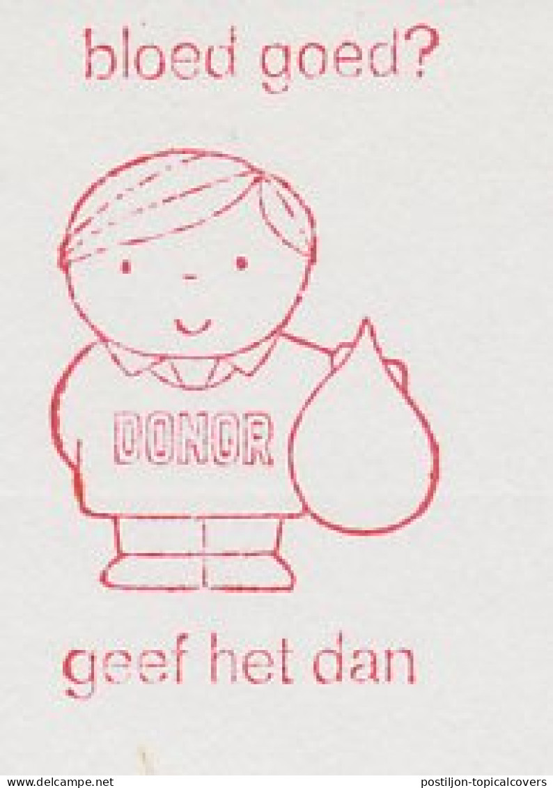 Meter Cut Netherlands 1987 Blood - Donor - Dick Bruna - Red Cross