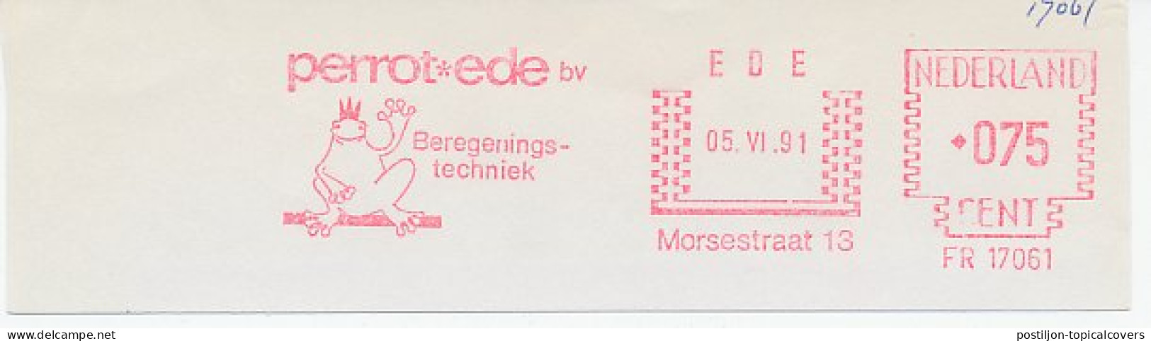 Meter Cut Netherlands 1991 Frog - Other & Unclassified