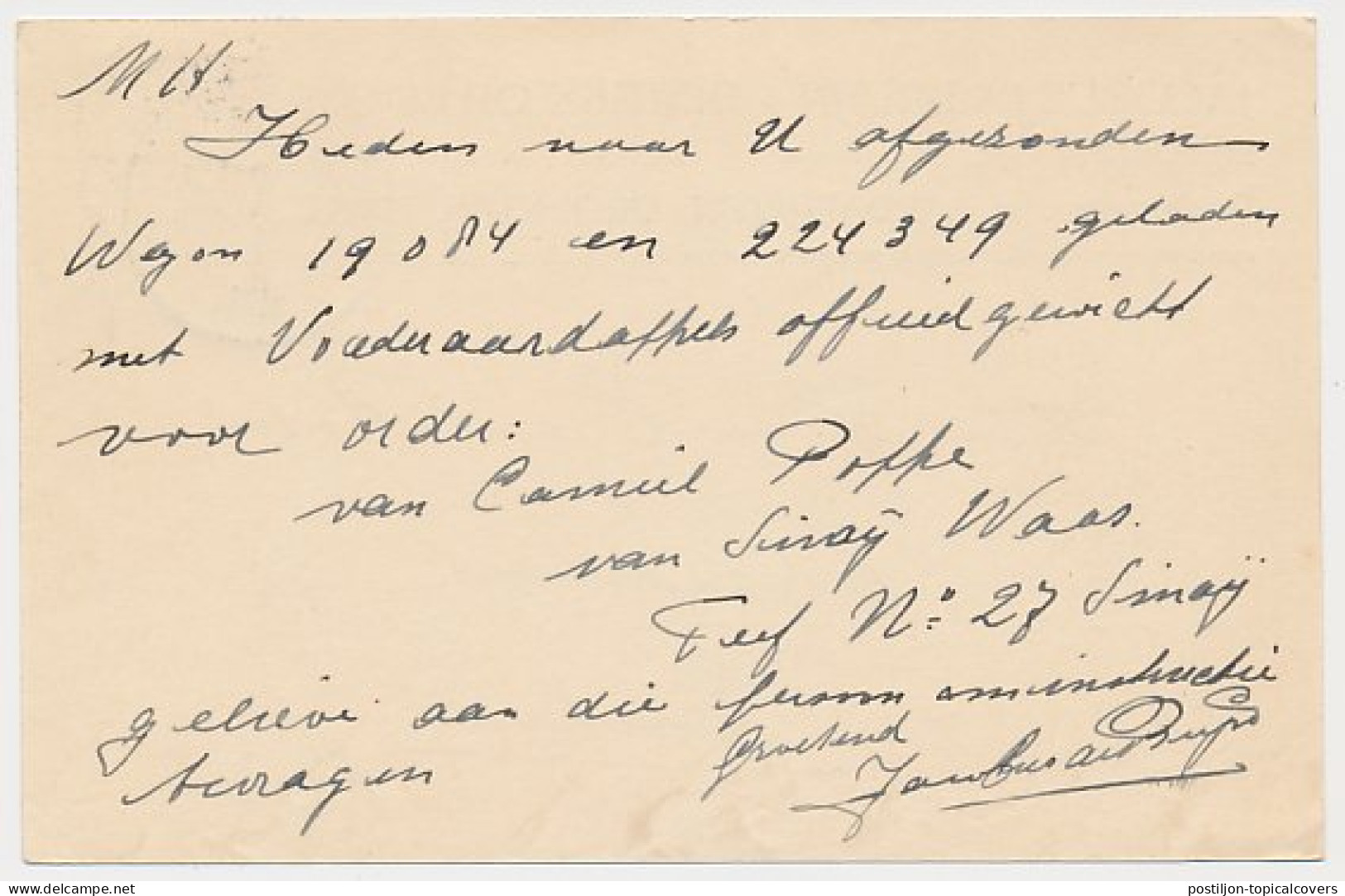 Firma Briefkaart Bergen Op Zoom 1928 - Aardappel- Groentenhandel - Ohne Zuordnung