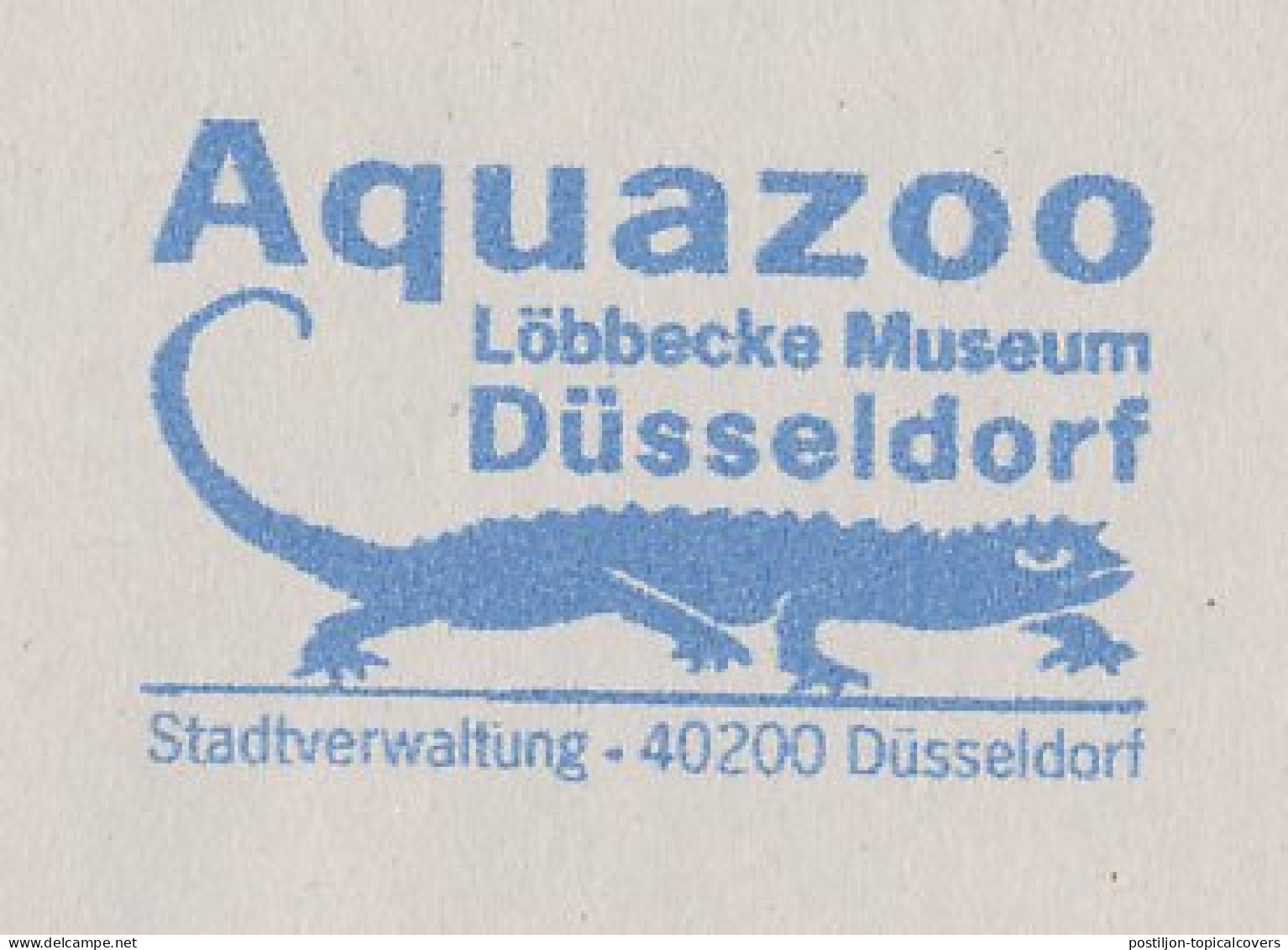 Meter Top Cut Germany 2006 Lizard - Aquazoo Dusseldorf - Autres & Non Classés