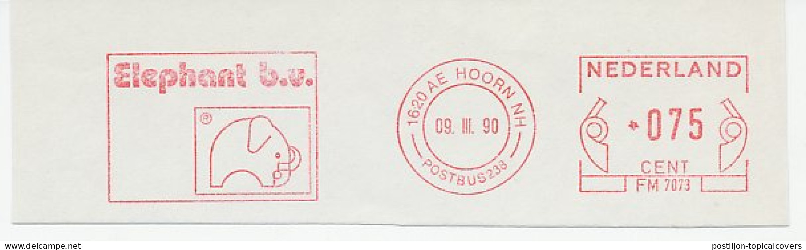 Meter Cut Netherlands 1990 Elephant - Other & Unclassified