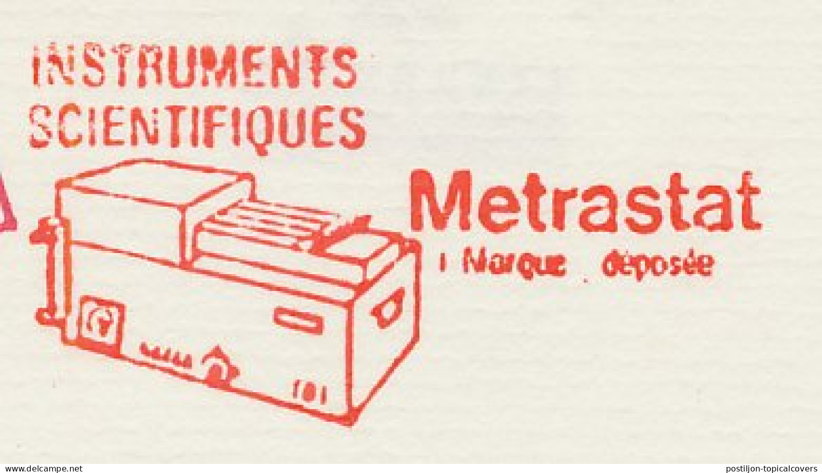 Meter Cut France 1985 Scientific Instruments - Metrastat - Heat Stability  - Autres & Non Classés