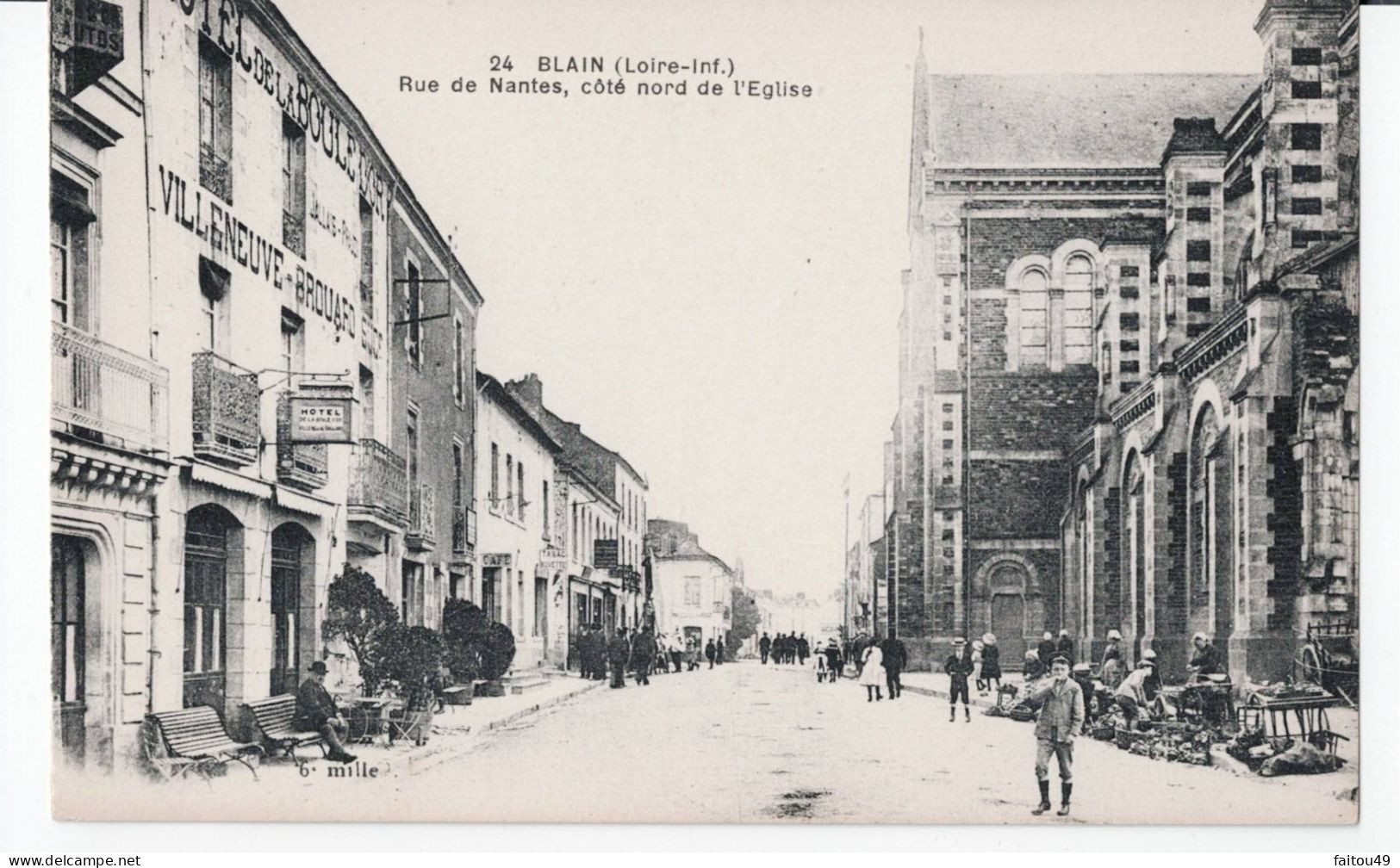 44 - BLAIN - Rue De Nantes Et Côté Nord De L'église 10 - Nantes