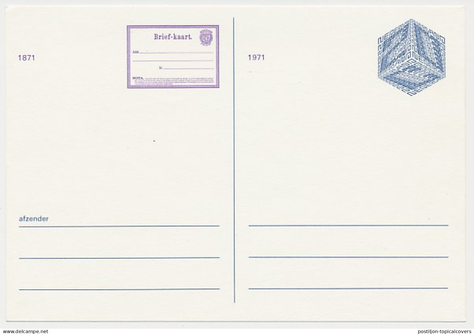 Briefkaart G. 346 - Entiers Postaux