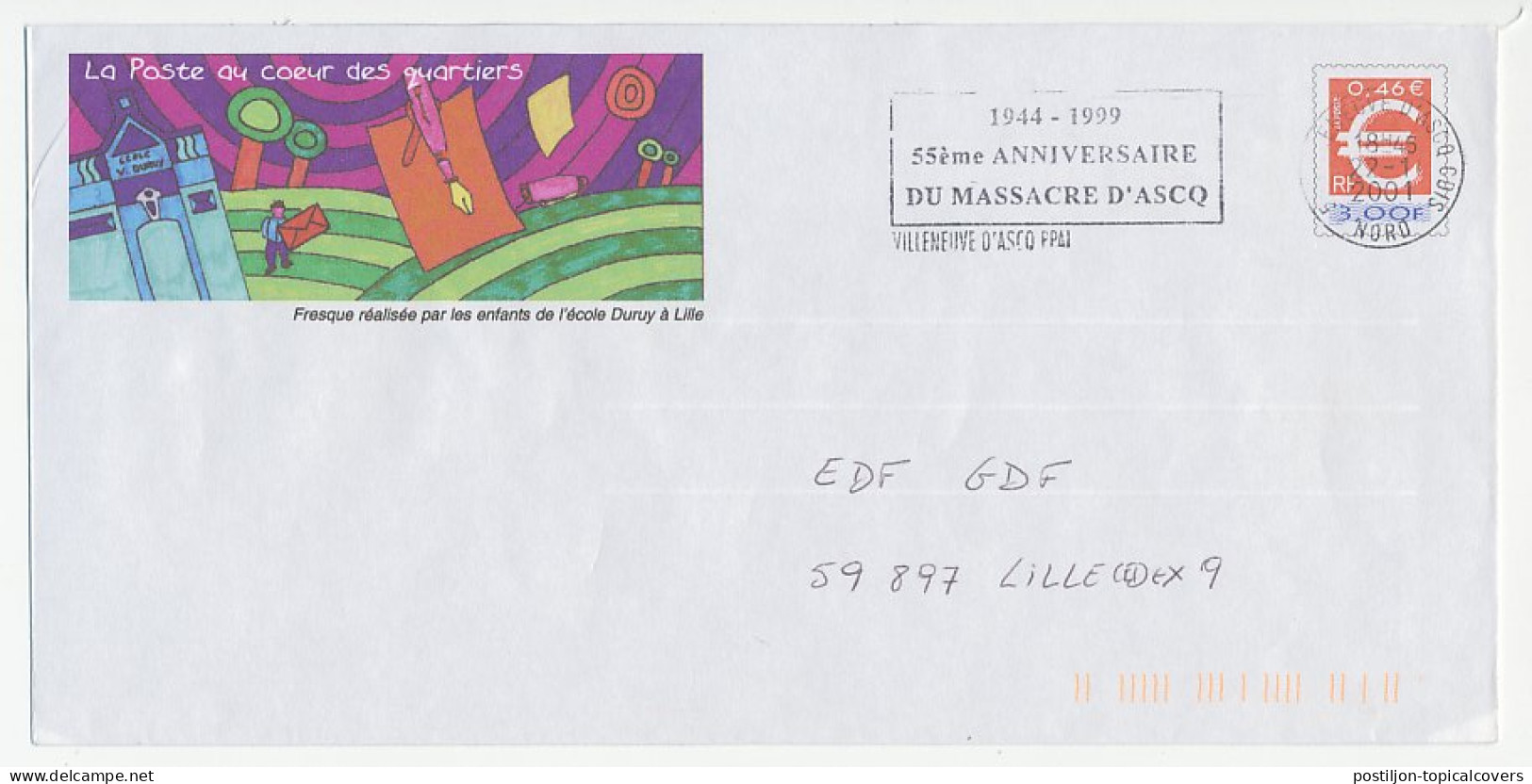 Postal Stationery / PAP France 2001 Postal Service - Fountain Pen - Zonder Classificatie