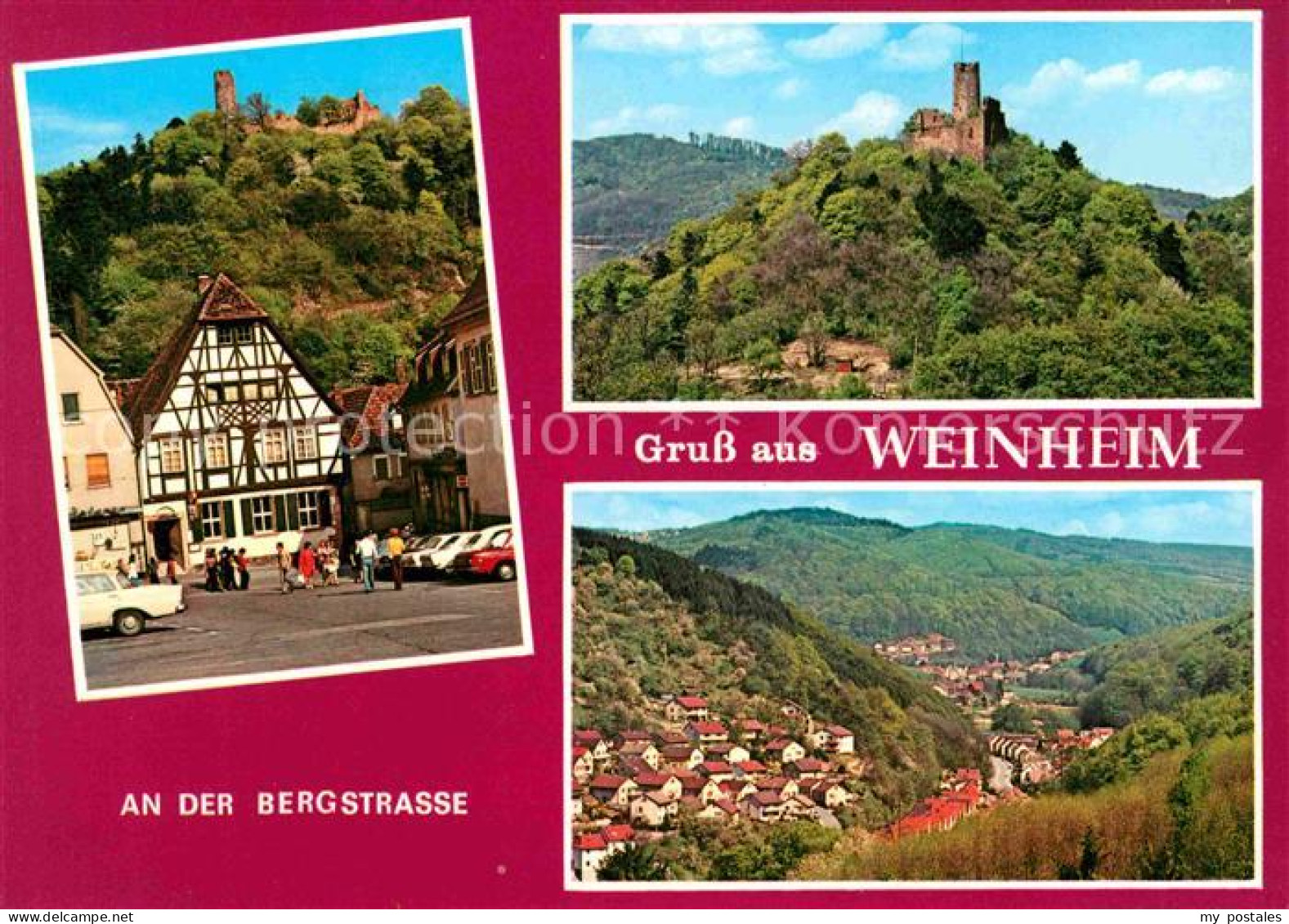72631491 Weinheim Bergstrasse Burgruine Windeck Weinheim - Weinheim
