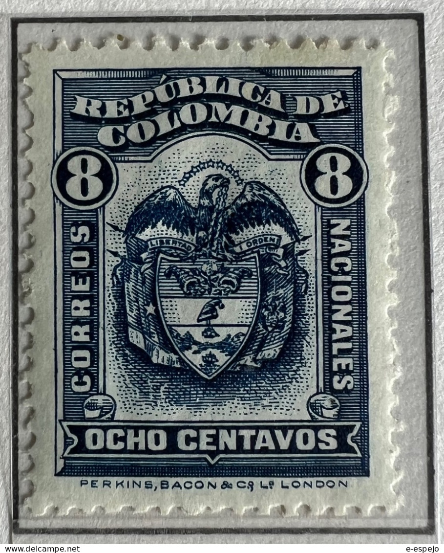 Kolumbien 1925: Revenue Stamps Of 1917 Surcharged/Overprinted Mi:CO 293-298 - Colombie