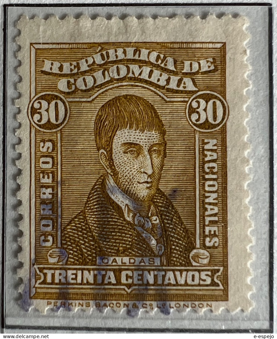 Kolumbien 1925: Revenue Stamps Of 1917 Surcharged/Overprinted Mi:CO 293-298 - Kolumbien