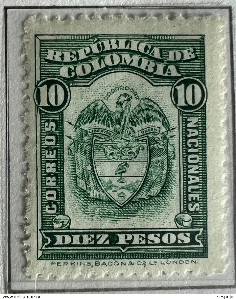 Kolumbien 1925: Revenue Stamps Of 1917 Surcharged/Overprinted Mi:CO 293-298 - Colombia