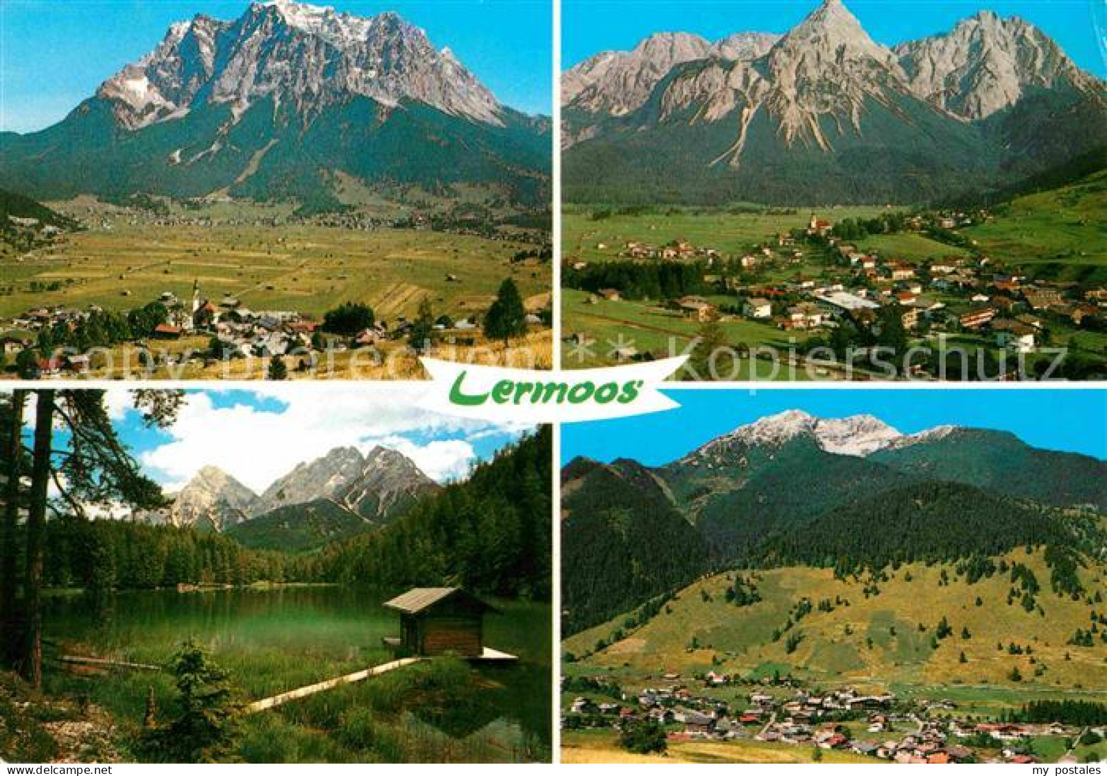 72631489 Lermoos Tirol Fliegeraufnahme Und Bergsee Lermoos - Otros & Sin Clasificación