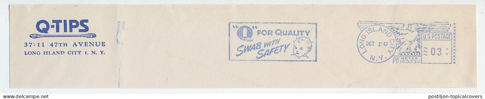 Meter Top Cut USA 1949 Swab With Saefty - Ear - Autres & Non Classés