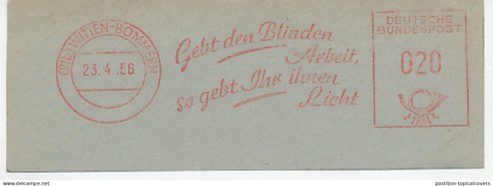 Meter Cut Germany 1956 Blind - Work - Light - Handicaps