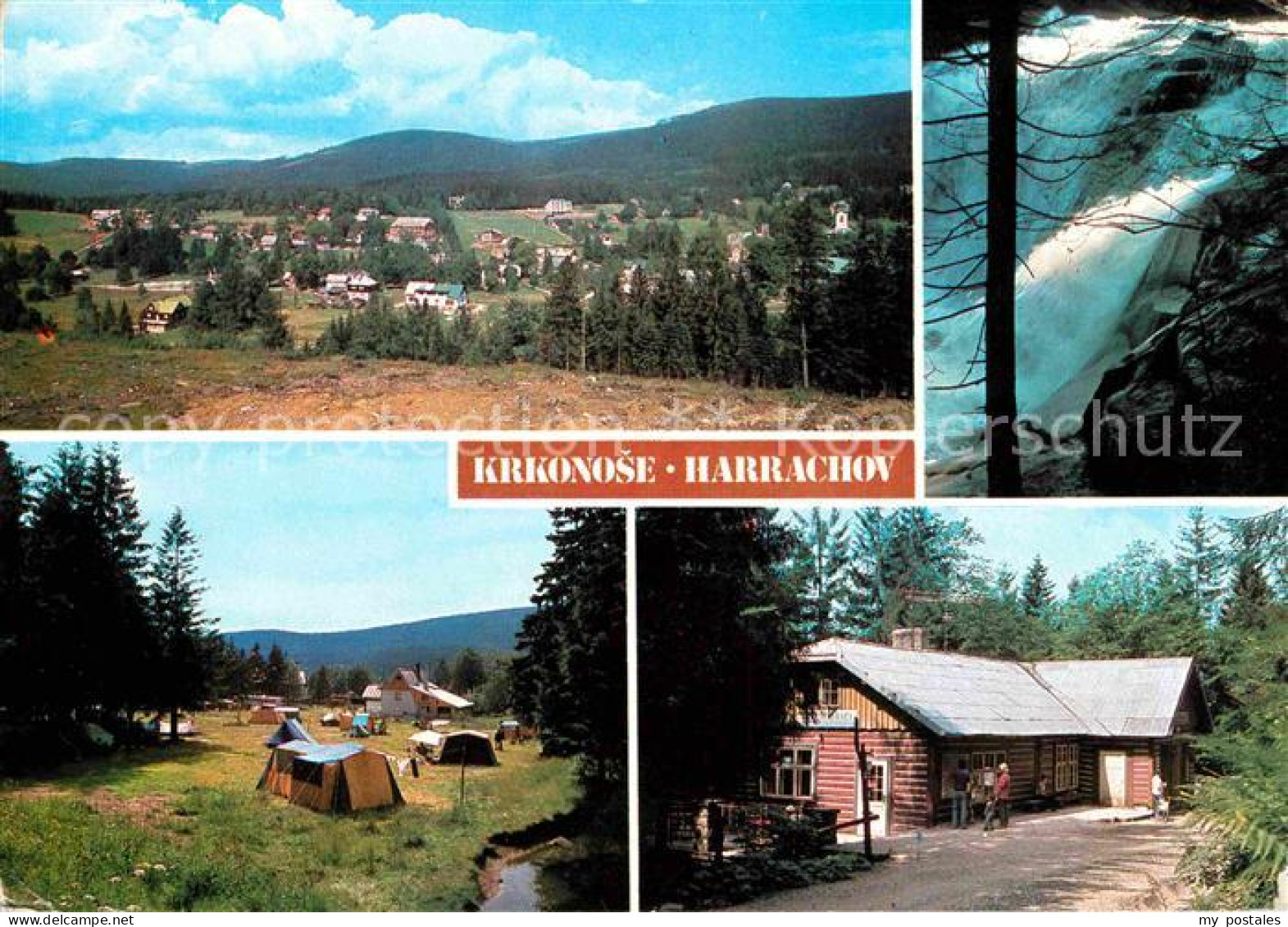 72631449 Krkonose Harrachov Camping Wasserfall  - Pologne