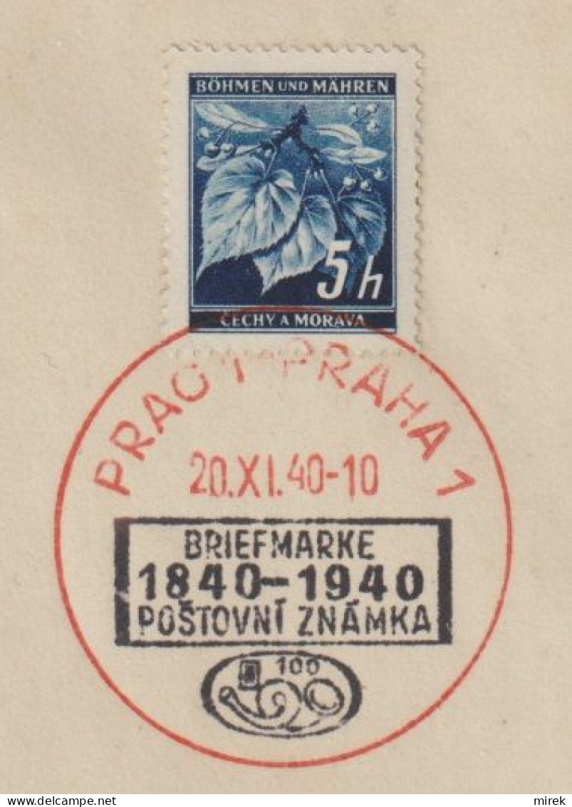 026/ Commemorative Stamp PR 40, Date 20.11.40 - Cartas & Documentos